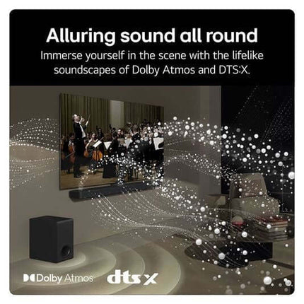 LG USG10TY SOUNDBAR HOME CINEMA 3.1 WIRELESS SUBWOOFER 4K DOLBY ATMOS RRP £999