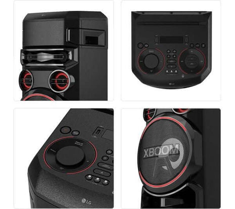 LG XBOOM RNC7 700W BLUETOOTH MEGASOUND PARTY SPEAKER DAB+ LED LIGHTS OPTICAL USB