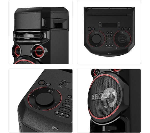 LG XBOOM RNC7 700W BLUETOOTH MEGASOUND PARTY SPEAKER DAB+ LED LIGHTS OPTICAL USB