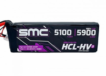 SMC HCL-HV2 Flight 7.4V/2S-5900mAh-90C LiPo Battery