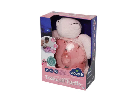Cloud.b Tranquil Turtle White Noise & Night Light - Pink