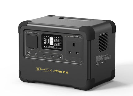 Sherpa PEAK 0.6 - 600W Portable Power Station