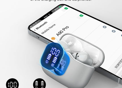 Wireless Earbuds Bluetooth 5.3 Deep Bass 36H Playtime Noise Cancel Btootos