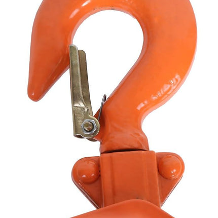 1.5T Hand Chain Hoist Galvanised Steel Pulley 360 Degree Hook Brake System