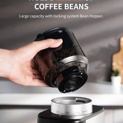 Conical Burr Coffee Grinder Electric Espresso 51 Settings Timer SHARDOR