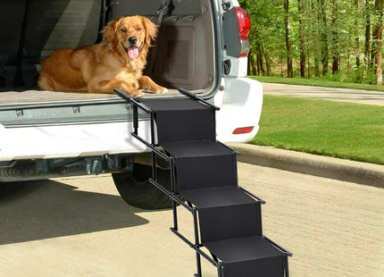 Fellie Foldable Dog Ramp, 2-Height Adjustable, Non-Slip, 176LBS Max