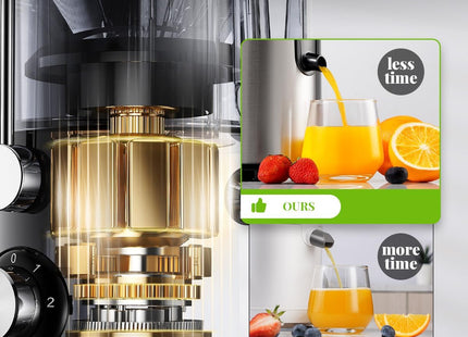 Juicer Machine 800W 3 Speed Control Stainless Steel Extractor SHARDOR