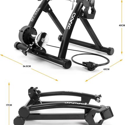 CXWXC Turbo Bike Trainer Stand 26–29"/700C, Foldable with Quick Release