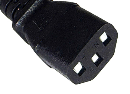 Kettle Lead Extension 1m Cable IEC Male to Female UPS Lead C13 - C14 Mains 240V