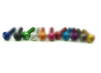 10pc M3x20 7075 Aluminium Button Head Bolts – Hex Socket, Full Thread