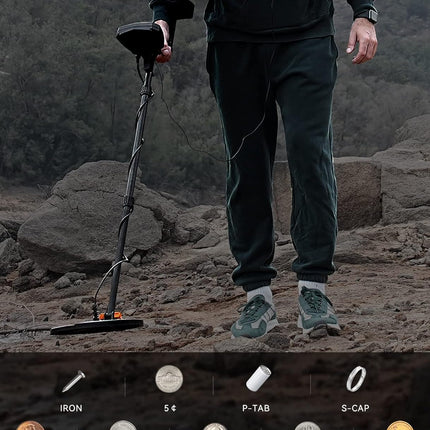 Professional Metal Detector High Accuracy Waterproof Coil 10in SUNPOW