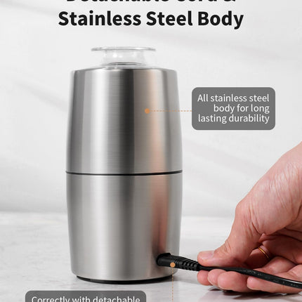 Coffee Grinder 300W Stainless Steel Low Noise Electric Grinder SHARDOR