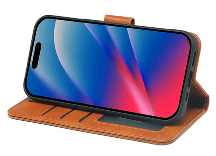 iPhone 18/17 Series Book Flip Case Leather Wallet