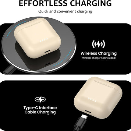 True Wireless Earbuds Bluetooth 5.3 Deep Bass IPX8 Touch Control TOZO T6
