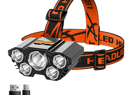 5 LED Headlamp Rechargeable