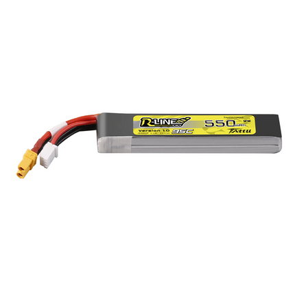 Tattu R-Line 550mAh 7.4V 2S1P 95C Lipo Battery