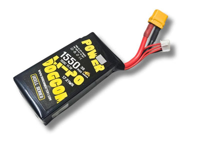 DOGCOM 1550mAh 150C 3S 11.1V UCELL Lipo Battery