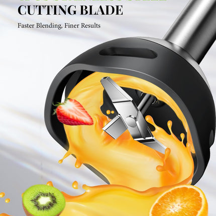 Hand Blender 1200W Stick Blender 6 in 1 Chopper Whisk Turbo SHARDOR