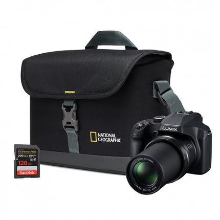 Panasonic Lumix DMC-FZ82D 18MP Bridge Camera - Black