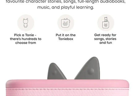 Tonies Toniebox 2 Cloud Starter Set with Creative Tonie Rubie - Pink
