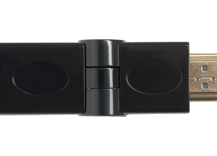 Maplin Adjustable Angle HDMI Male to HDMI Female Adapter - Black