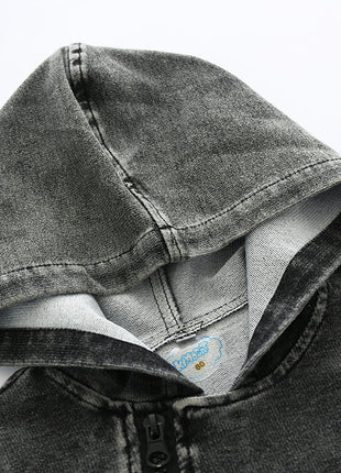 Children's Clothing Baby Jumpsuit Zipper Shirt