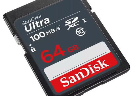 SanDisk 64GB Ultra SDXC Class 10 UHS-I Card 100MB/s