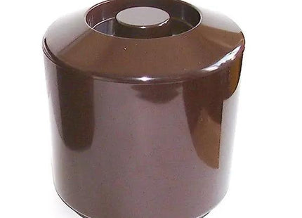 6 Pint Ice Bucket, Round, Brown
