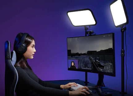 2 x Godox ES45 Bi-Colour LED Light E-Sports & Live Streaming Kit