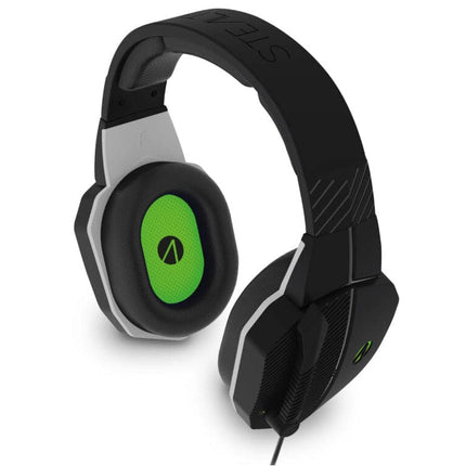 Stealth Phantom X Premium Stereo Gaming Headset - Black and Green