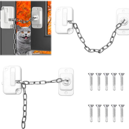 Child Window Locks Adjustable Window Restrictors for Windows Doors 2 Pack