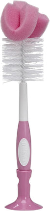 Dr Brown's Baby Bottle Cleaning Brush Pink Bottle Cleaner with Teat Cleaner 2 Pk