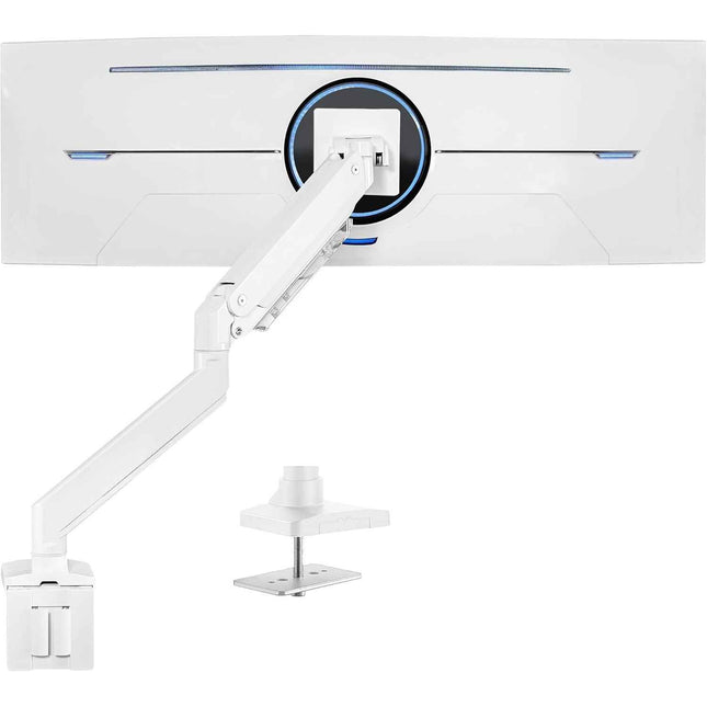Ultrawide Monitor Arm 49 Inch Heavy Duty Pneumatic White VIVO