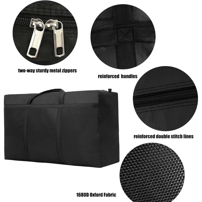 125L Extra Large Moving Boxes Strong, Large Storage Bags for Clothes,Heavy Duty Packing Boxes for Moving House Blankets