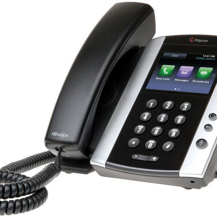Polycom VVX 501 HD Business Media IP Desk Phone PoE for Office & Call Centers