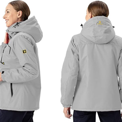 Womens Ski Jacket Waterproof Warm Winter Snow Rain Coat Size XL TBY