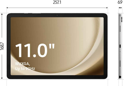 Samsung Galaxy Tab A9+ Android Tablet, 128GB Storage, 6GB RAM, Large Display, 3D Sound, Graphite , 3 Year Samsung Extended Warranty (UK Version)