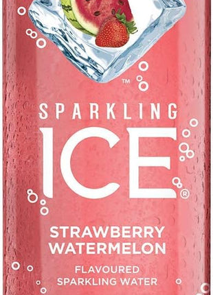 12 x Sparkling Ice Strawberry Watermelon 500ml