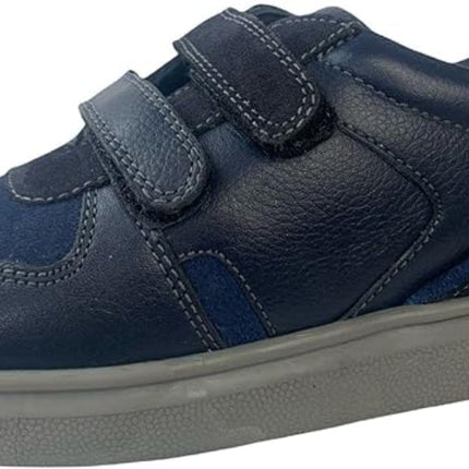 Boys Leather Trainer Shoes Double Strap UK 3 EU 36 Comfortable Tritt Ryna