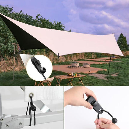 Camping & Cargo Tarpaulin Clips Set – Heavy Duty Tarp Tie Down Clips 10 Pack