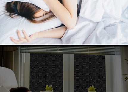Window Privacy Film Non Adhesive Blackout Frosted Anti UV 90x300cm Qualsen