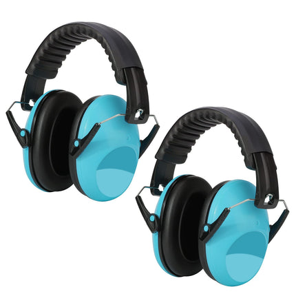 Kriogor 2 Pack Ear Defenders Children, 26dB SNR Noise Cancelling Headphones Sound Blocking Earmuffs Autism, Adjustable Soft Kids Ear Defenders Ear