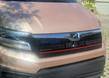 For MAN TGE Front Grille Honeycomb Inserts | Custom Honeycomb Grille Upgrade Styling Kit - Van-X