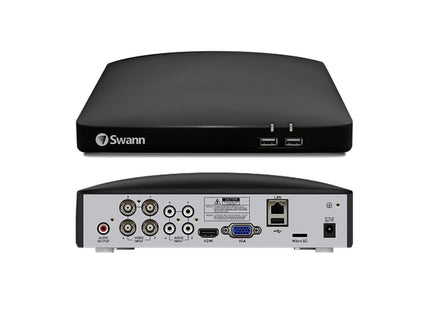 Swann 1080p 64GB 4-Channel Wired DVR CCTV Kit with 2 Bullet Cameras