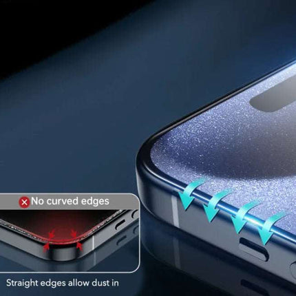 iPhone 15 Pro Max Premium Screen Protectors - 3 Pack + Lens Protector 2 lots = 6