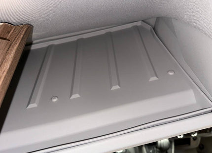 For MAN TGE / VW Crafter New Shape Front Cab Shelf Grey Rubber Inserts – Storage Liner (2018-2025) | Van-X
