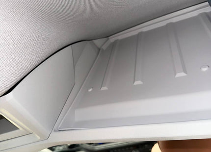 For MAN TGE / VW Crafter New Shape Front Cab Shelf Grey Rubber Inserts – Storage Liner (2018-2025) | Van-X