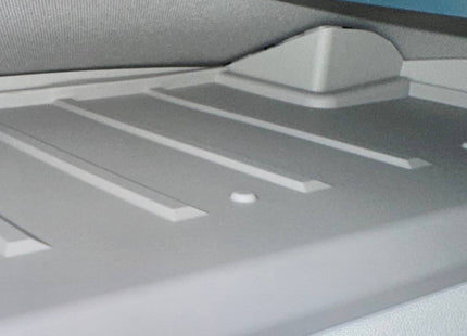 For MAN TGE / VW Crafter New Shape Front Cab Shelf Grey Rubber Inserts – Storage Liner (2018-2025) | Van-X
