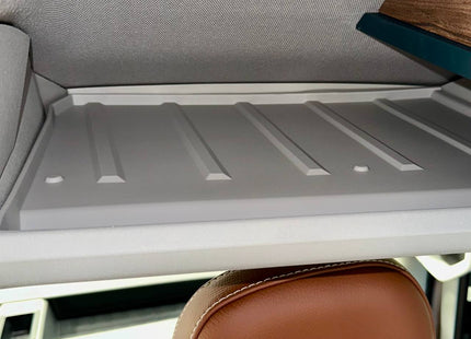 For MAN TGE / VW Crafter New Shape Front Cab Shelf Grey Rubber Inserts – Storage Liner (2018-2025) | Van-X
