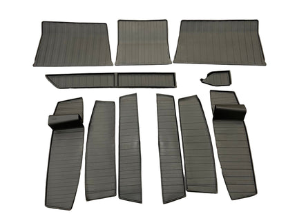 For MAN TGE / VW Crafter Interior Rubber Mats | Complete Black Bundle | Van-X